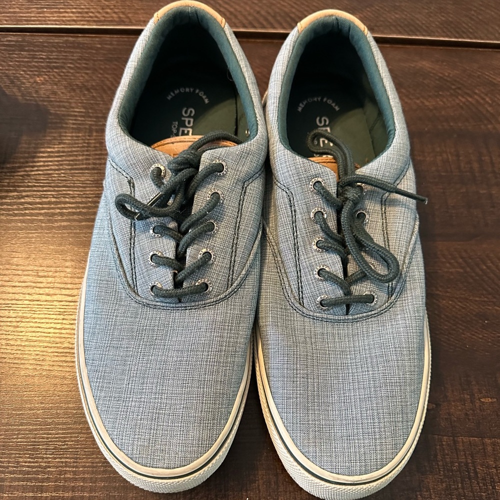 Sperry Men's Blue Canvas Shoes
